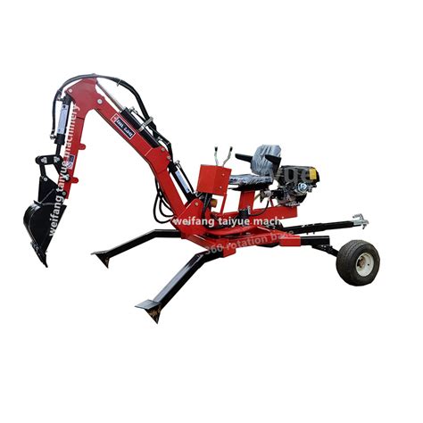 mini backhoe mini excavator trench digger|towable backhoe trencher 15 hp.